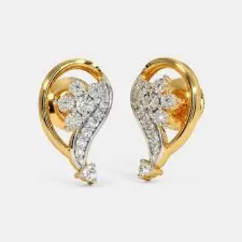 Nice White gold Earring